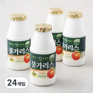 남양유업 불가리스 요구르트 복숭아, 150ml, 24개