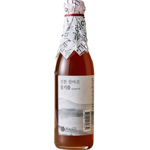 향유 진한 참바른 저온압착 참기름, 350ml, 1개