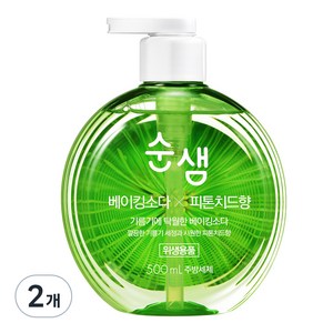 순샘 베이킹소다 피톤치드향 주방세제, 500ml, 2개