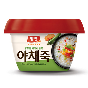 양반 야채죽, 287.5g, 1개