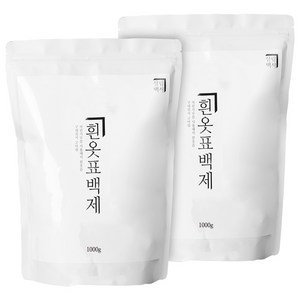 살림백서 흰옷 표백제, 1kg, 2개