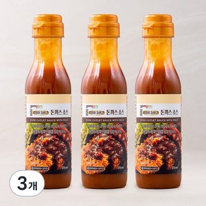 곰곰 과일이 들어간 돈까스 소스, 270ml, 3개