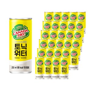 캐나다드라이 토닉워터, 30개, 250ml