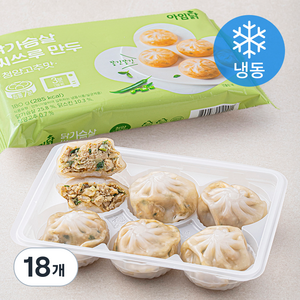 아임닭 닭가슴살 씨쓰루 만두 청양고추맛 (냉동), 180g, 18개