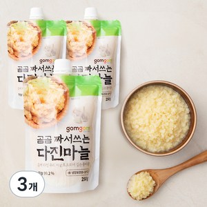 곰곰 짜서쓰는 다진마늘, 250g, 3개