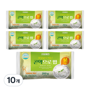 자연다움 곤약으로 밥, 200g, 10개