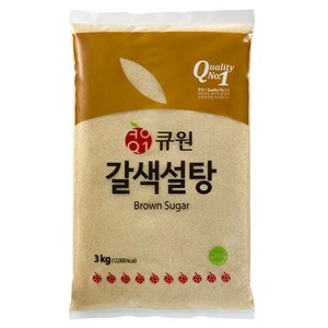 큐원 갈색설탕, 3kg, 1개