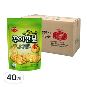 머거본 알싸한맛 꾸이한닢, 20g, 40개