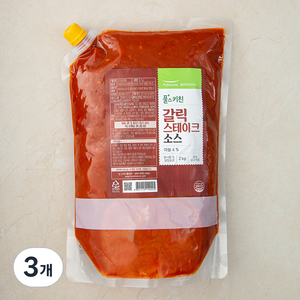 풀무원 풀스키친 갈릭 스테이크 소스, 2kg, 3개