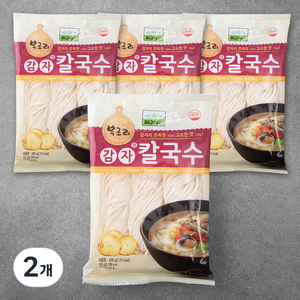 칠갑농산 감자칼국수 4개입, 400g, 8개