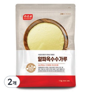 OQB 알파옥수수가루, 1kg, 2개