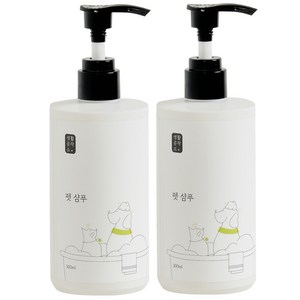 생활공작소 펫 샴푸, 2개, 300ml