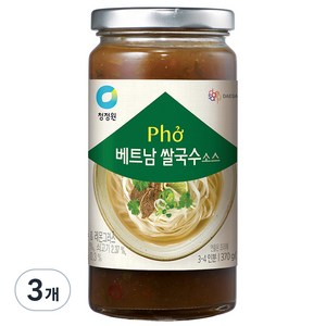 청정원 베트남 쌀국수 소스, 370g, 3개