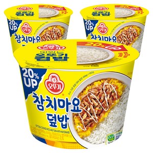 오뚜기 컵밥 참치마요덮밥, 247g, 3개