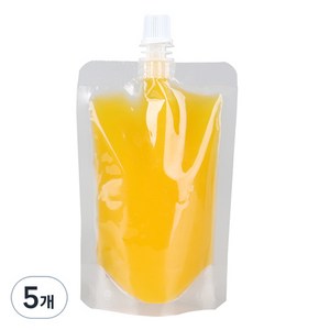 오누이상회 투명 스파우트 파우치 9mm 150ml, 9 x 15 cm, 40개입, 5개