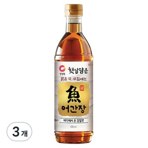 햇살담은 어간장, 3개, 830ml