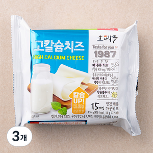 소와나무 고칼슘치즈, 270g, 3개