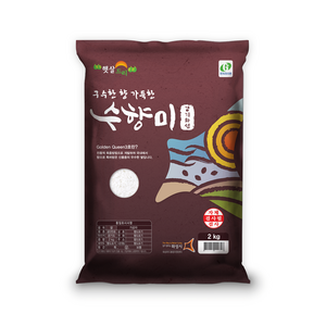 수향미 2024년산 햅쌀 골든퀸 3호 백미 상등급, 상, 2kg, 1개