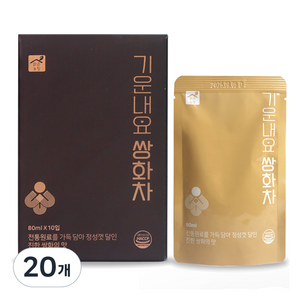 맑은농장 기운내요 쌍화차, 80ml, 20개