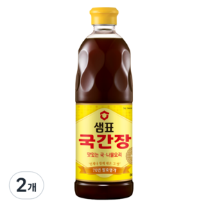 샘표 국간장, 860ml, 2개