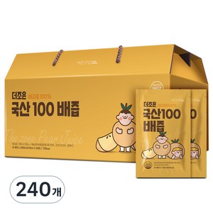 더존건강 더조은 국산100 배즙, 100ml, 240개