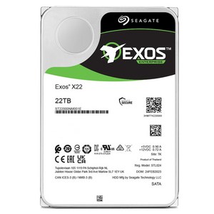 씨게이트 Exos X22 7200 / 512M 22TB HDD, ST22000NM001E