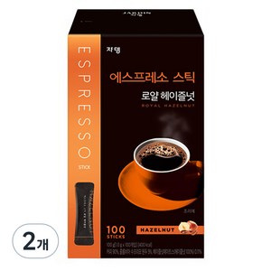 쟈뎅 에스프레소 스틱 로얄 헤이즐넛, 1g, 100개입, 2개