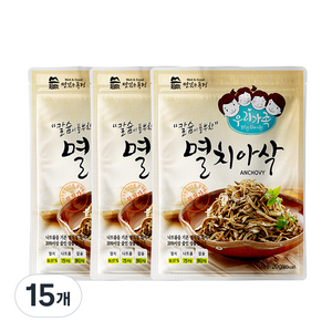 맛있는풍경 칼슘이 풍부한 멸치아삭, 20g, 15개