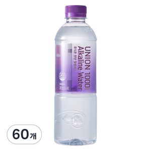 유니온천년알카리수, 500ml, 60개