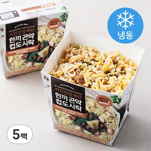 오쿡 치킨간장계란 한끼 곤약 컵도시락 (냉동), 230g, 5팩