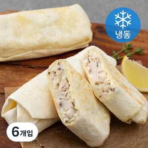 테이트 그릴드머쉬룸 치킨랩샌드위치 (냉동), 125g, 6개입