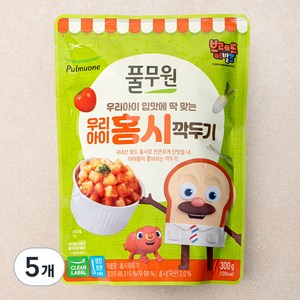 풀무원 우리아이 홍시깍두기, 300g, 5개