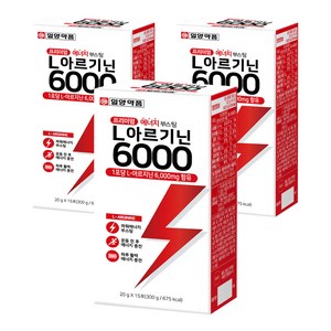 일양약품 L 아르기닌 6000 15p, 300g, 3개