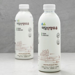 이담 이슬담은 산양우유, 750ml, 2개