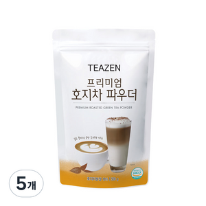 티젠 프피미엄 호지차 파우더, 500g, 1개입, 5개