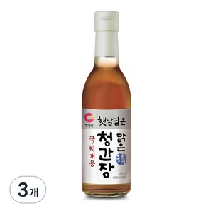 햇살담은 맑은 청간장 국찌개용, 3개, 390ml