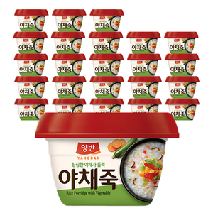 양반 야채죽, 287.5g, 24개