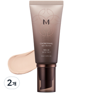 미샤 M 초보양 비비크림 SPF30 PA++, 22호 은은한베이지, 50ml, 2개