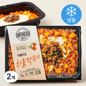 아워홈 온더고 더블치즈 차돌깍두기 (냉동), 300g, 2개