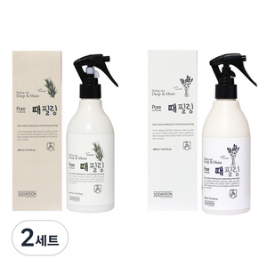 수아연 딥앤모이스처 각질제거 때필링 스프레이 300ml 라벤더 + 로즈마리 세트, 2세트