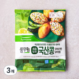 풀무원 새콤달콤 국산콩 두부로 만든 유부초밥, 330g, 3개