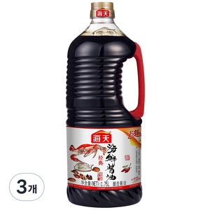 해천 해산물용 간장, 1.75L, 3개