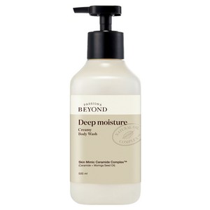 [비건라이프] 비욘드 딥모이스처 크리미 바디워시, 500ml, 1개