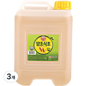 오뚜기 양조식초, 15L, 3개