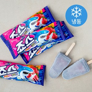 롯데웰푸드 죠스바 오렌지 딸기 (냉동), 80ml, 6개