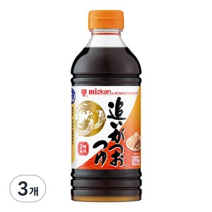 미즈칸 농축 쯔유, 500ml, 3개