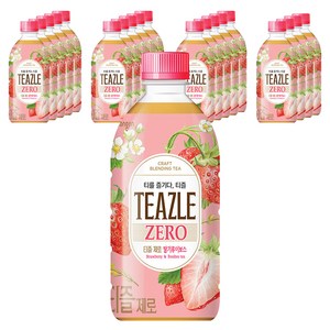 티즐 제로 딸기루이보스, 500ml, 20개