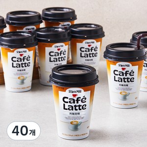 빙그레 오늘의 커피 카페라떼, 250ml, 40개