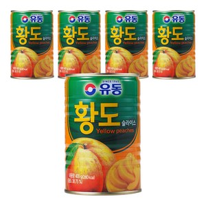 유동 황도 슬라이스, 400g, 5개