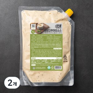 푸딩팩토리 청양고추 마요 소스, 1kg, 2개